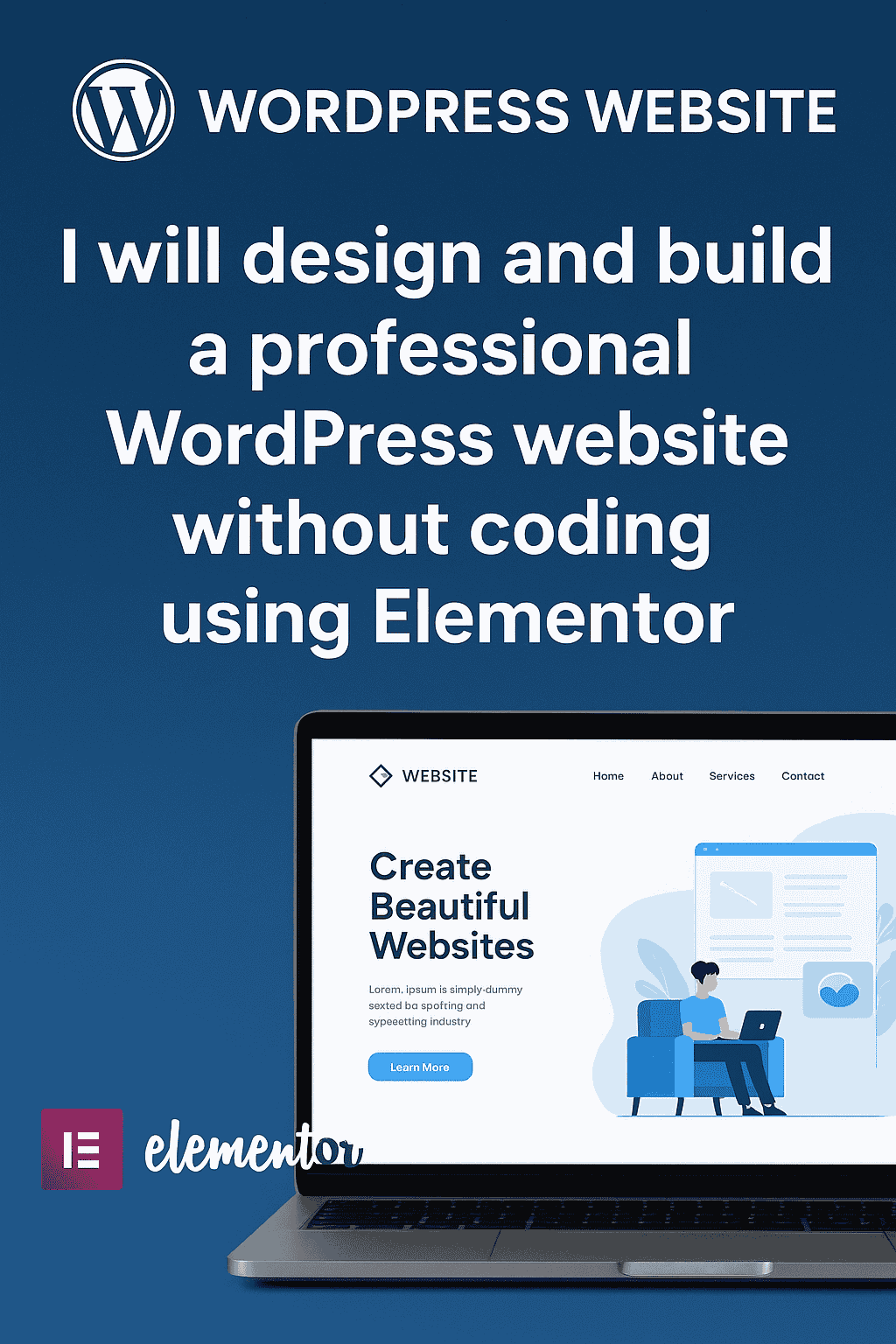 339401Professional WordPress Website Design Without Coding | Elementor, Plugins & Customization Expert