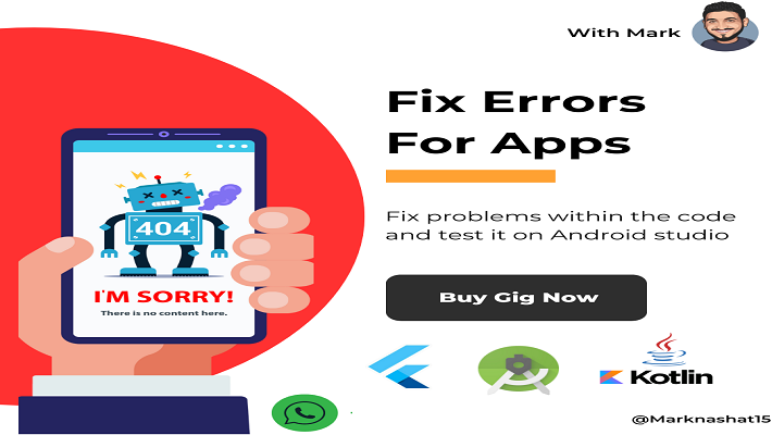 348100You will get any android java or kotlin native app bugs fixed