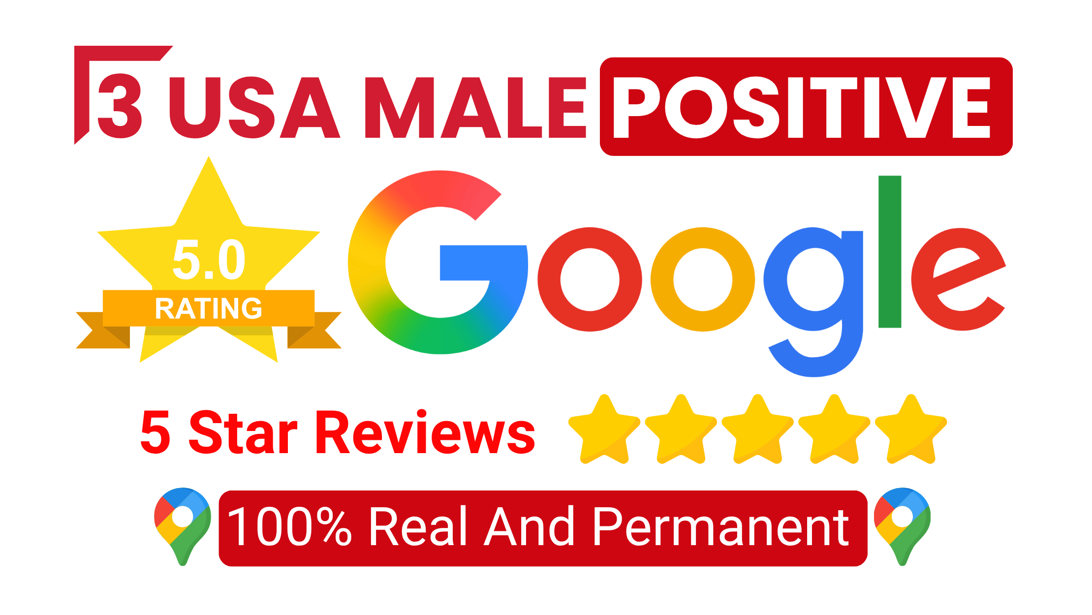 353761Provide 3 USA Real and Permanent Positive Google Reviews