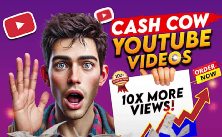 426274I will monetize cash cow youtube short, cash cow channel, cash cow video, cash cow