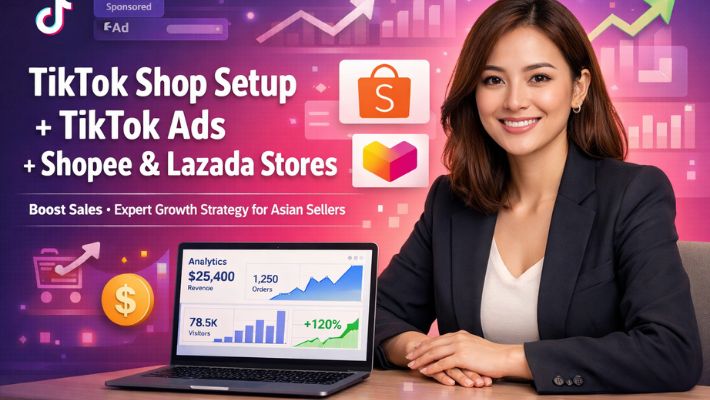 429683I will design a clean canva brand kit for tiktok shop setup, shopee and lazada sellers