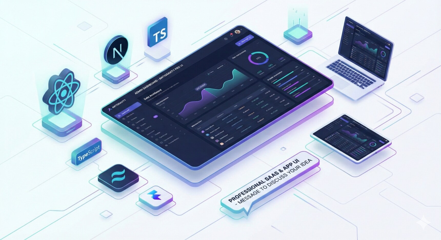 447345I will design a high-converting landing page with Next.js, Tailwind & animations
