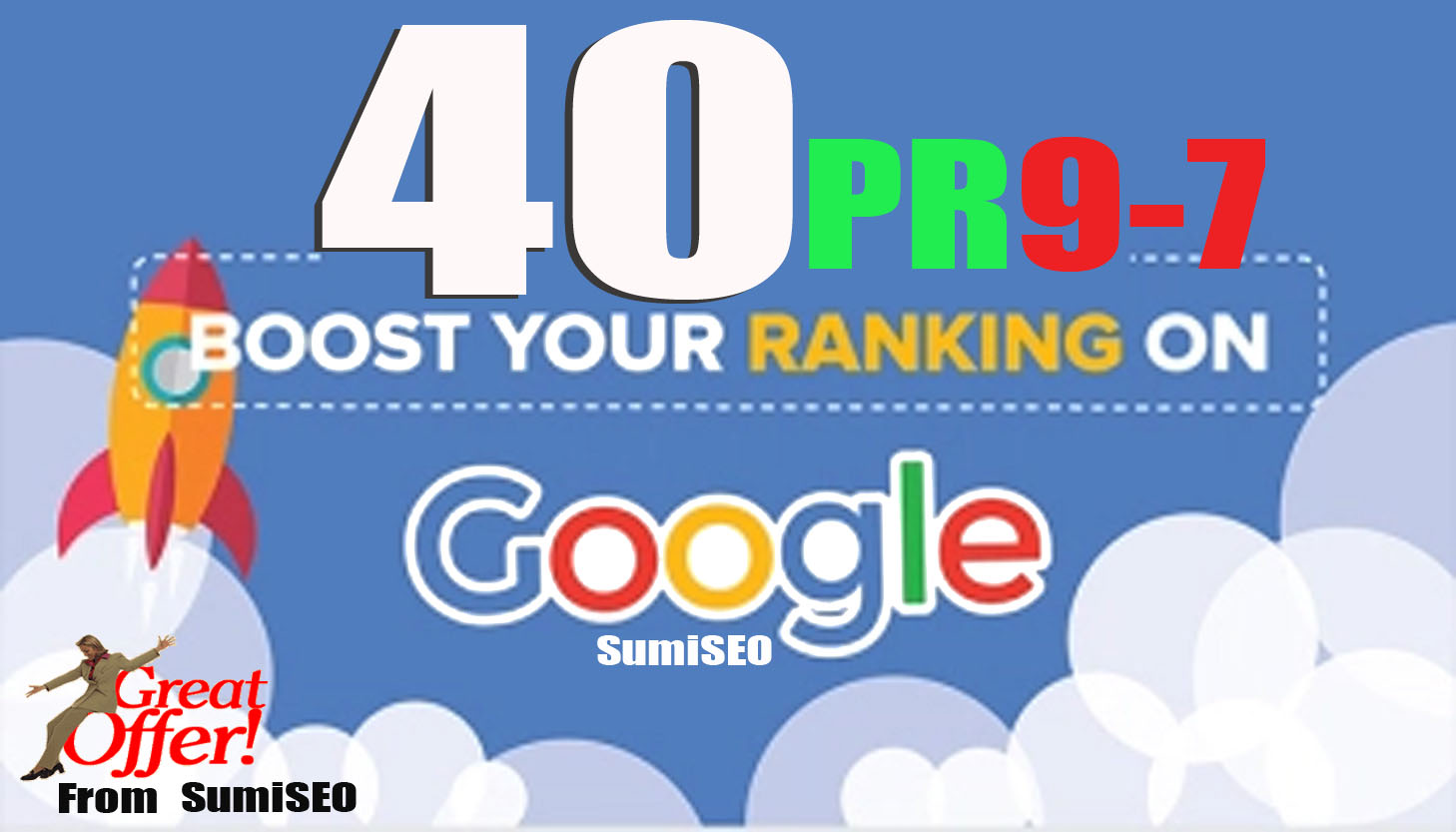 Site Ranking with 40 PR9 to 7 High Quality Profile backlinks from Authority Domins