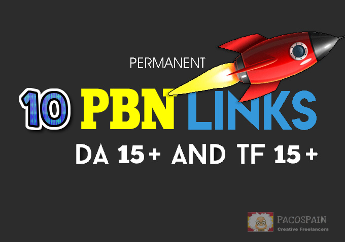 Manually 10+ PBN Links – DA 15+ and TF 15+