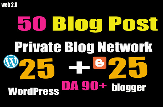 50 Solid contexual PBN links from DA90+ blogs