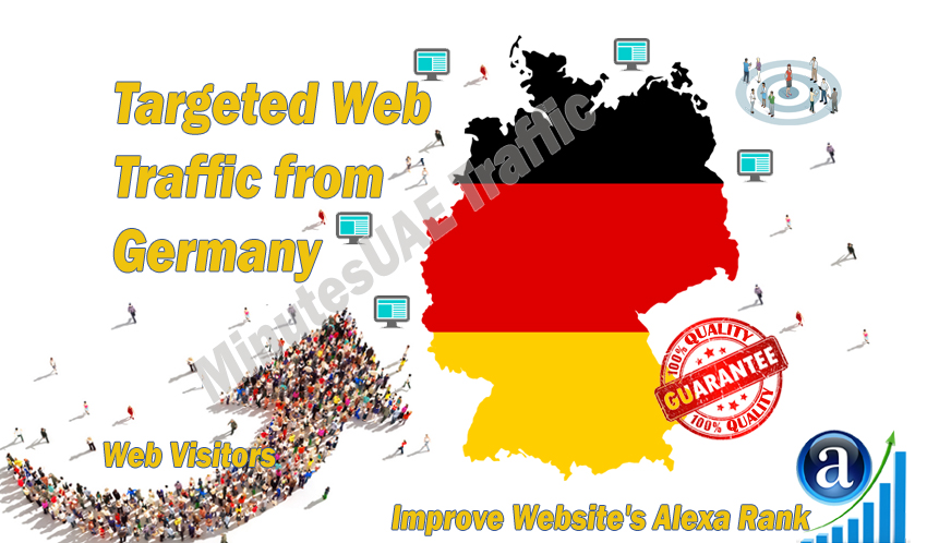 German web visitors real targeted Organic web traffic from Germany