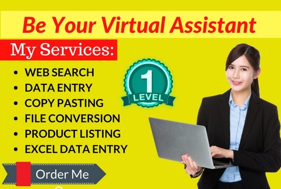 I Will Do Best Data Entry as a virtual assistant