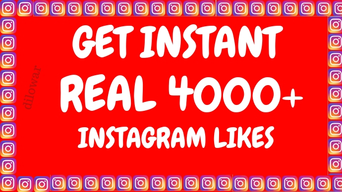 Get Instant 1000+ Instagram likes at $4 and 4000+ at $16