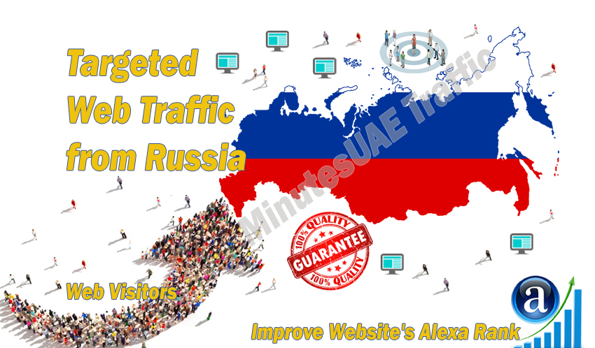 Russian web visitors real targeted Organic web traffic from Russia