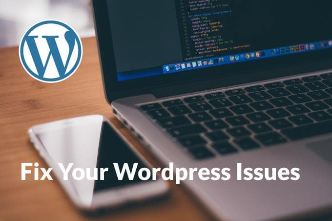 offer WordPress help to fix any website issues