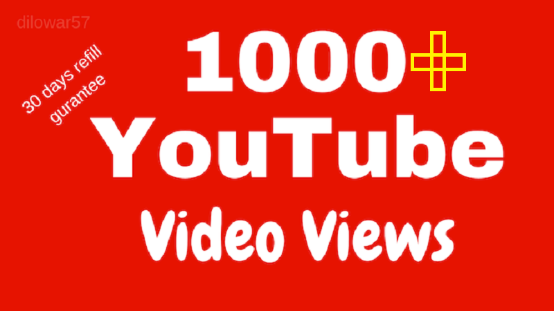I will drive 1000+ Real YouTube Video Views non drop