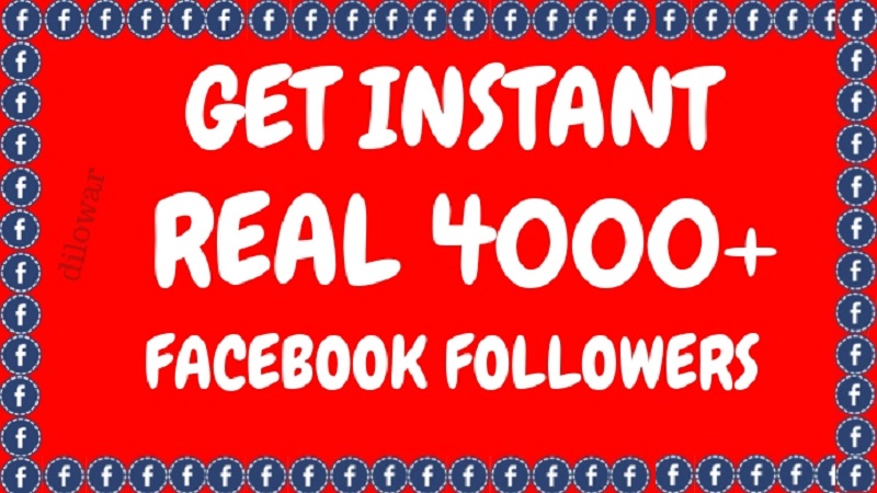 Get Instant 1000+ Facebook followers for profile does not avail for a page