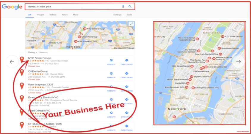 create 300 google map point listing with local SEO