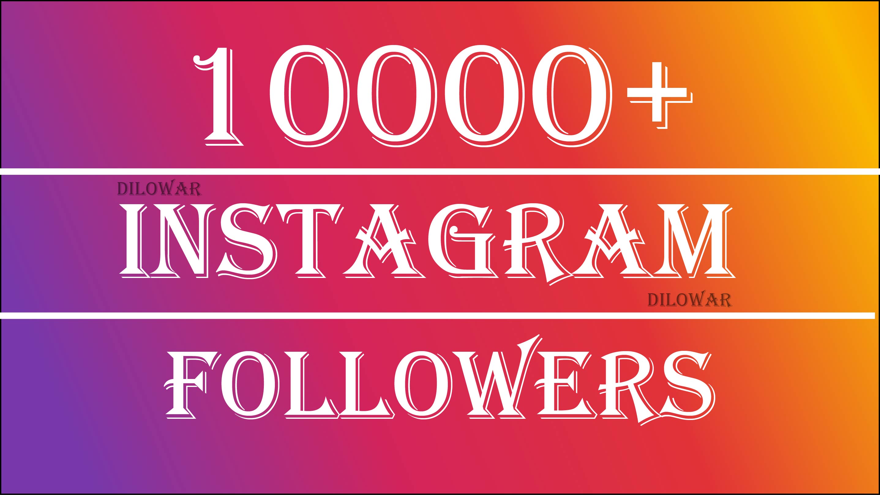add 1000+ Instagram followers real and permanent at 15