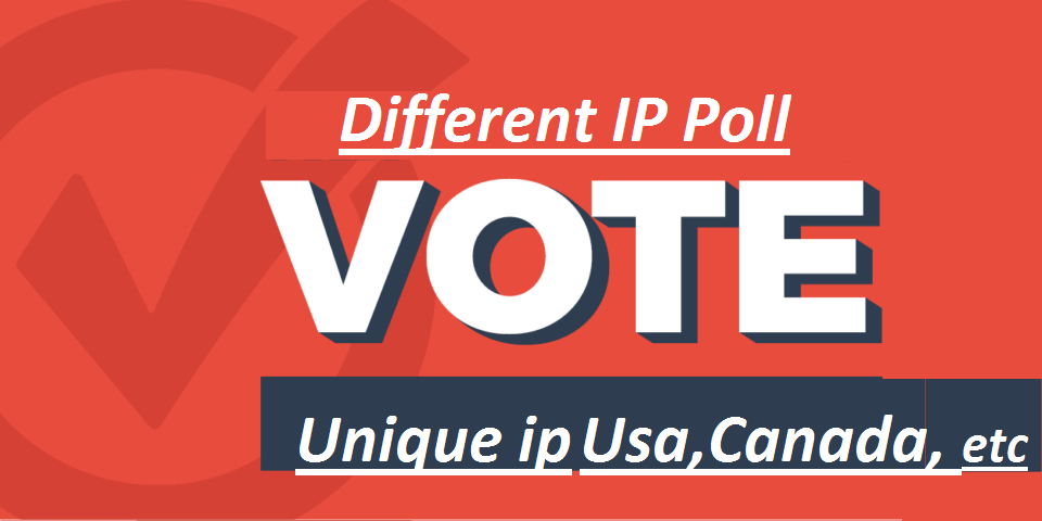 Get 1000 Different Ip poll contest votes
