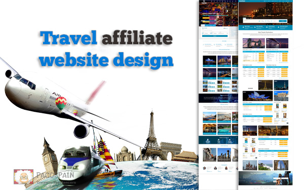 We create Travel affiliate website design