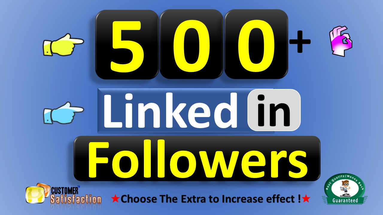 Get 500+ LinkedIn Followers from Business Company Page or HQ Profile, Real Active Users Guaranteed