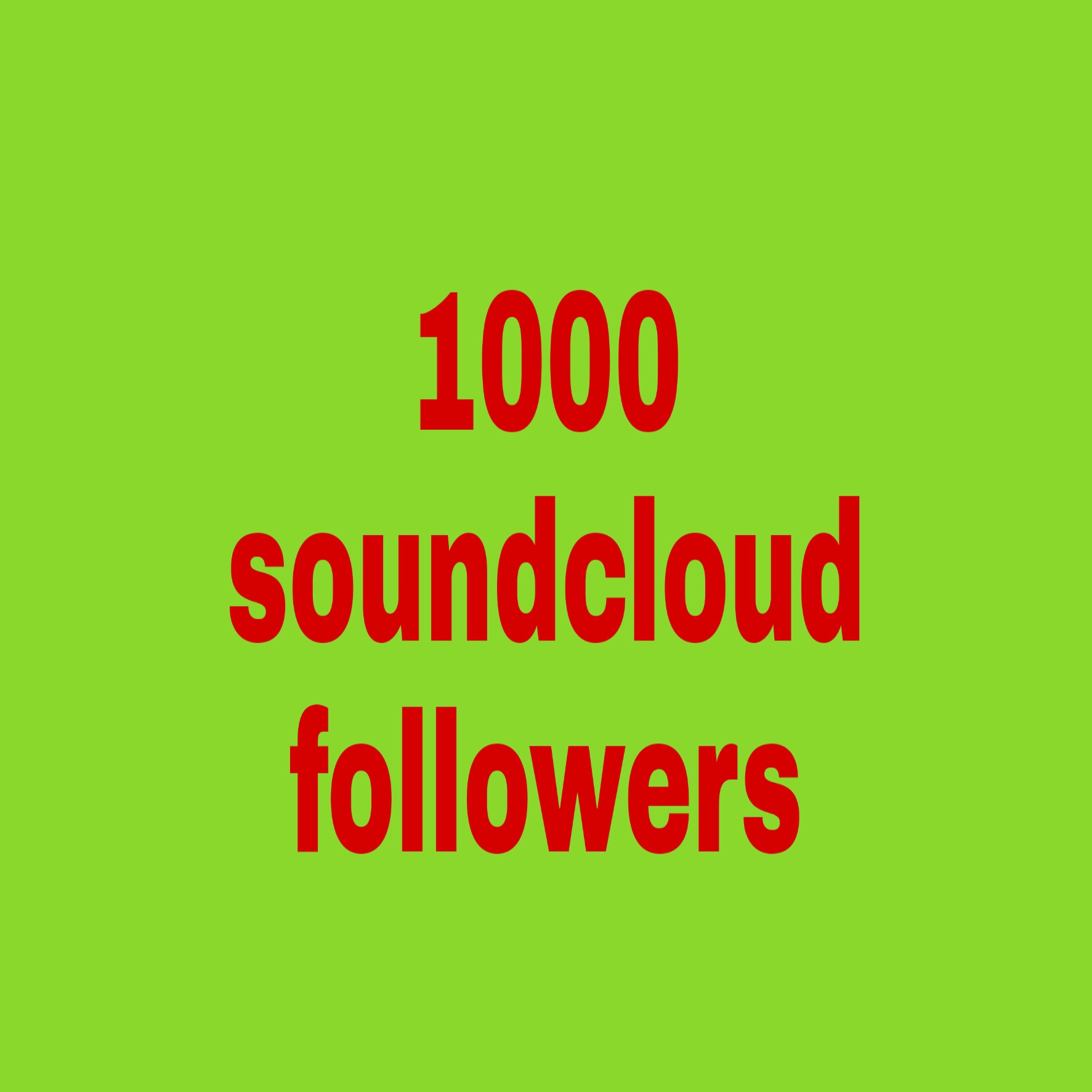 1000 soundcloud followers fast delivery