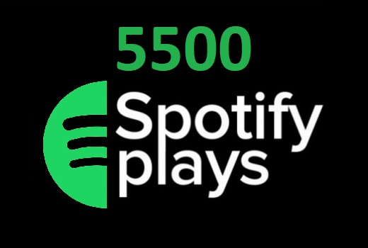 5,500+ Organic Spotify Streams