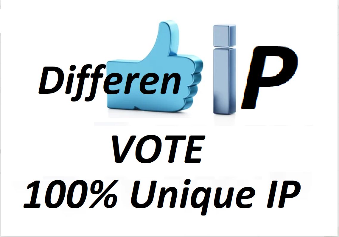 Offer 200 Different IP votes contest that you are participating