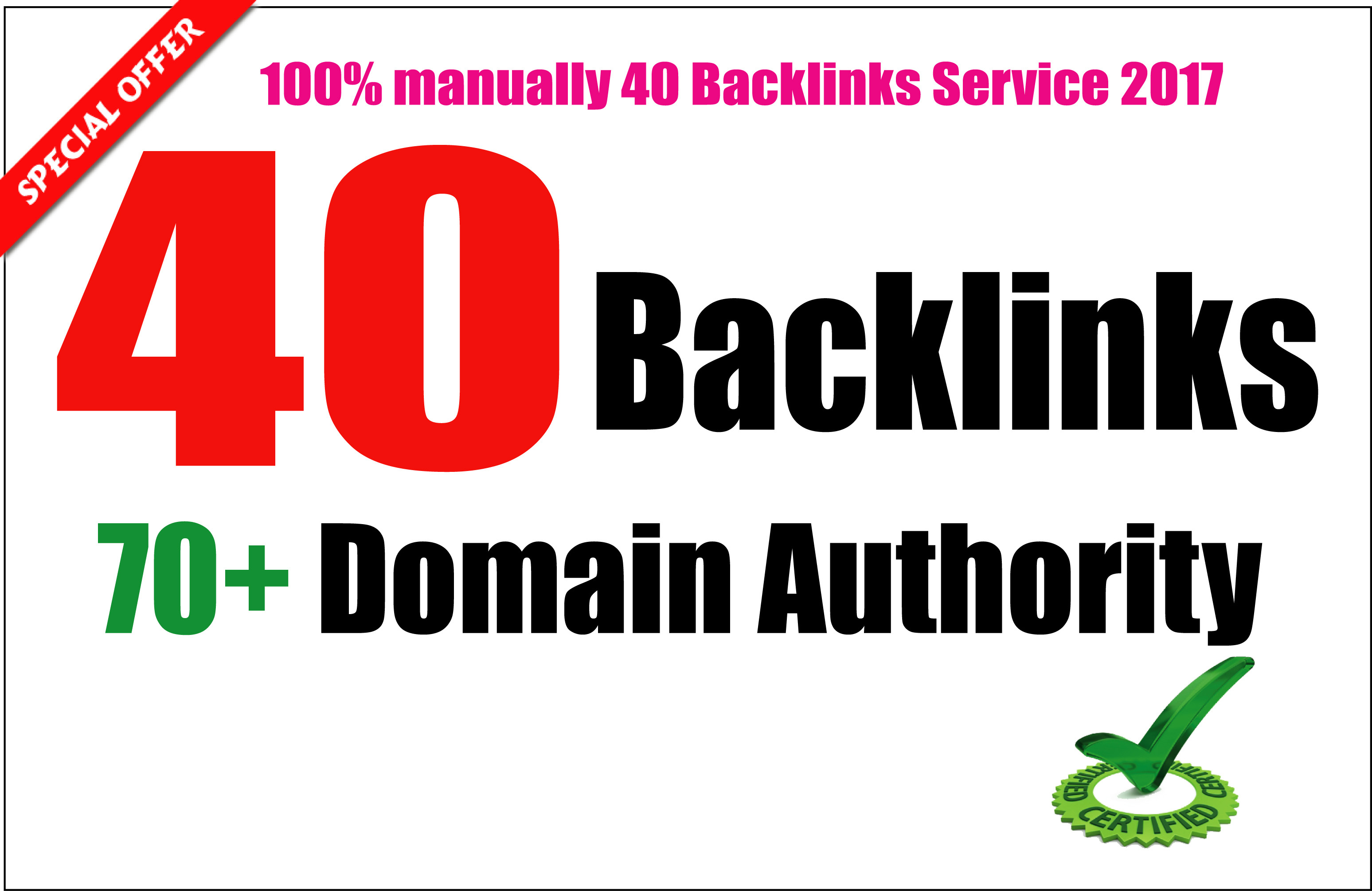 Build 40 PR9 DA 70-100 SEO Backlinks