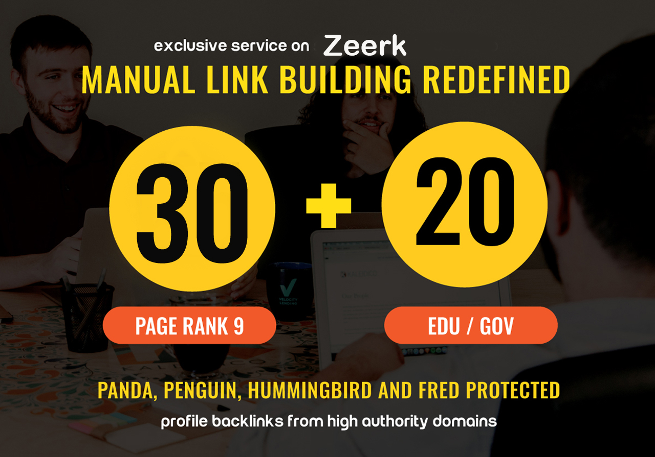 Mannually Best quality 30 Profile Backlinks + 20 edu/gov backlinks sky rocket Google