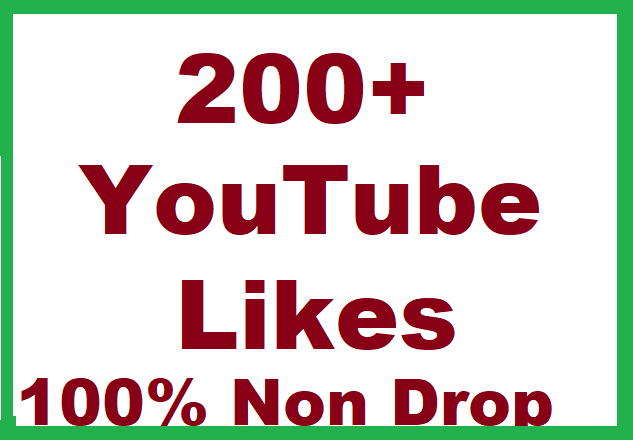200+ YouTube Video Likes Non Drop Give You
