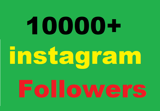 10000+ Instagram Followers Give You