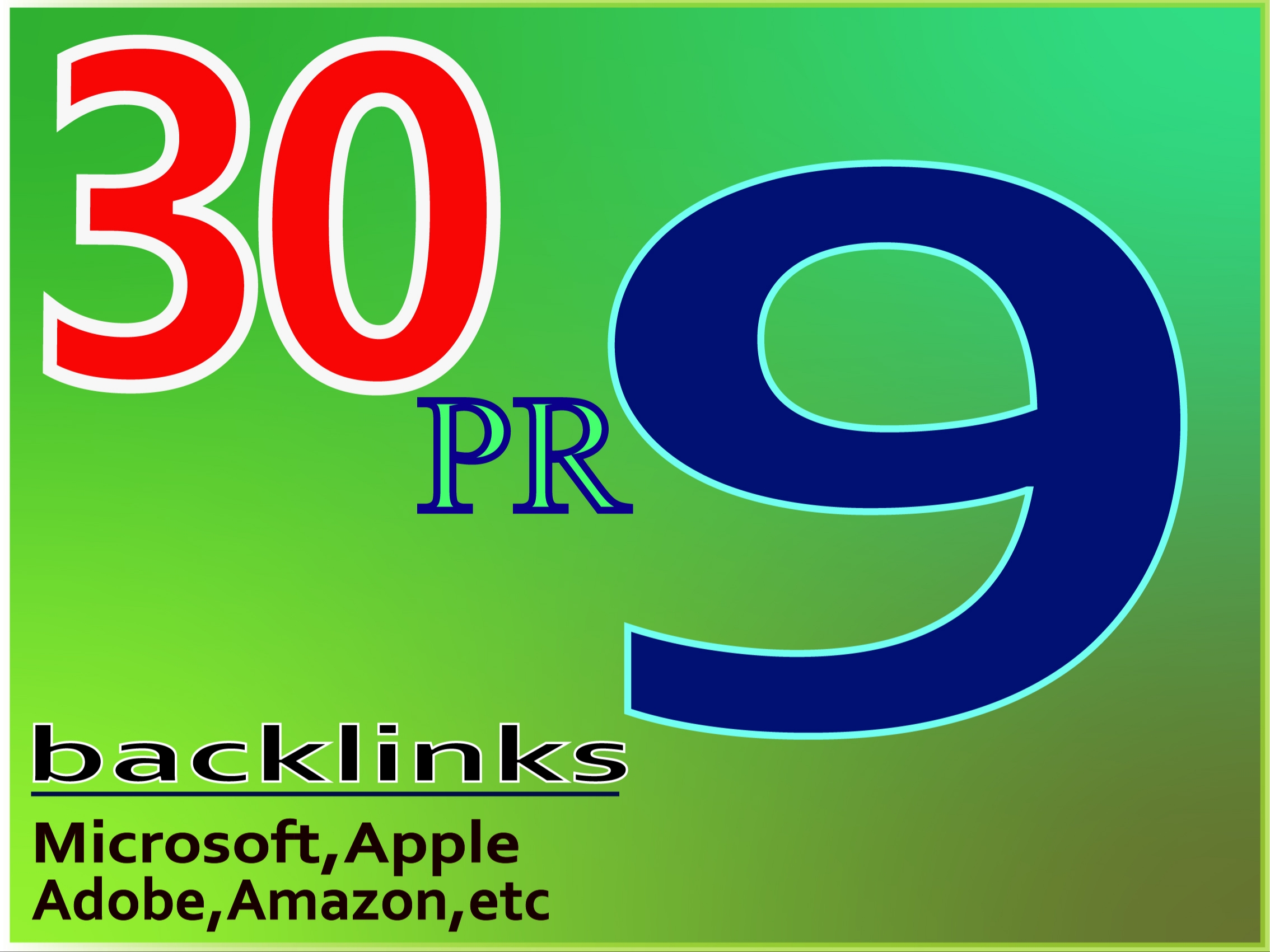 High Quality 30 Powerful PR-9 Backlinks For Sky Rocket Rank
