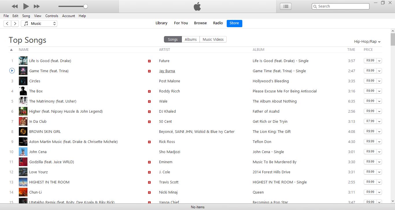Build A Charting History Via iTunes Top 200