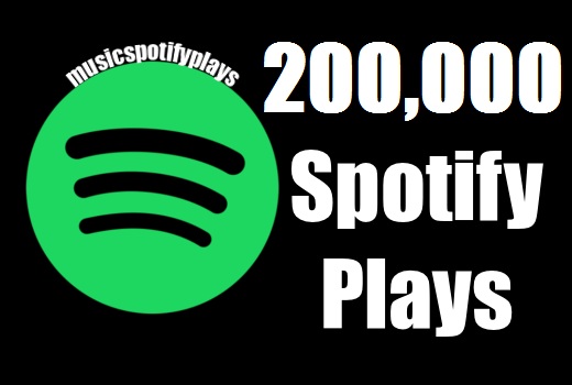 200,000 Real Spotify Plays Music Advertisement promotion