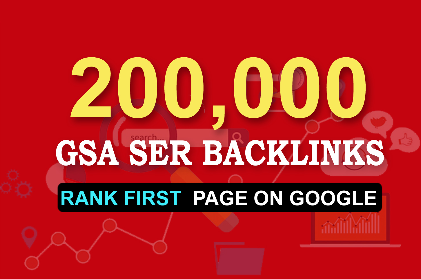 SEO 200,000 GSA Dofollow Links for Boosting Ranking in Google SERP