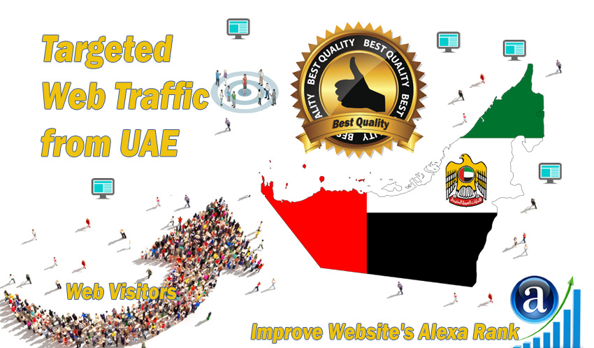 UAE, United Arab Emirates web visitors real targeted high-quality web traffic from UAE, United Arab Emirates