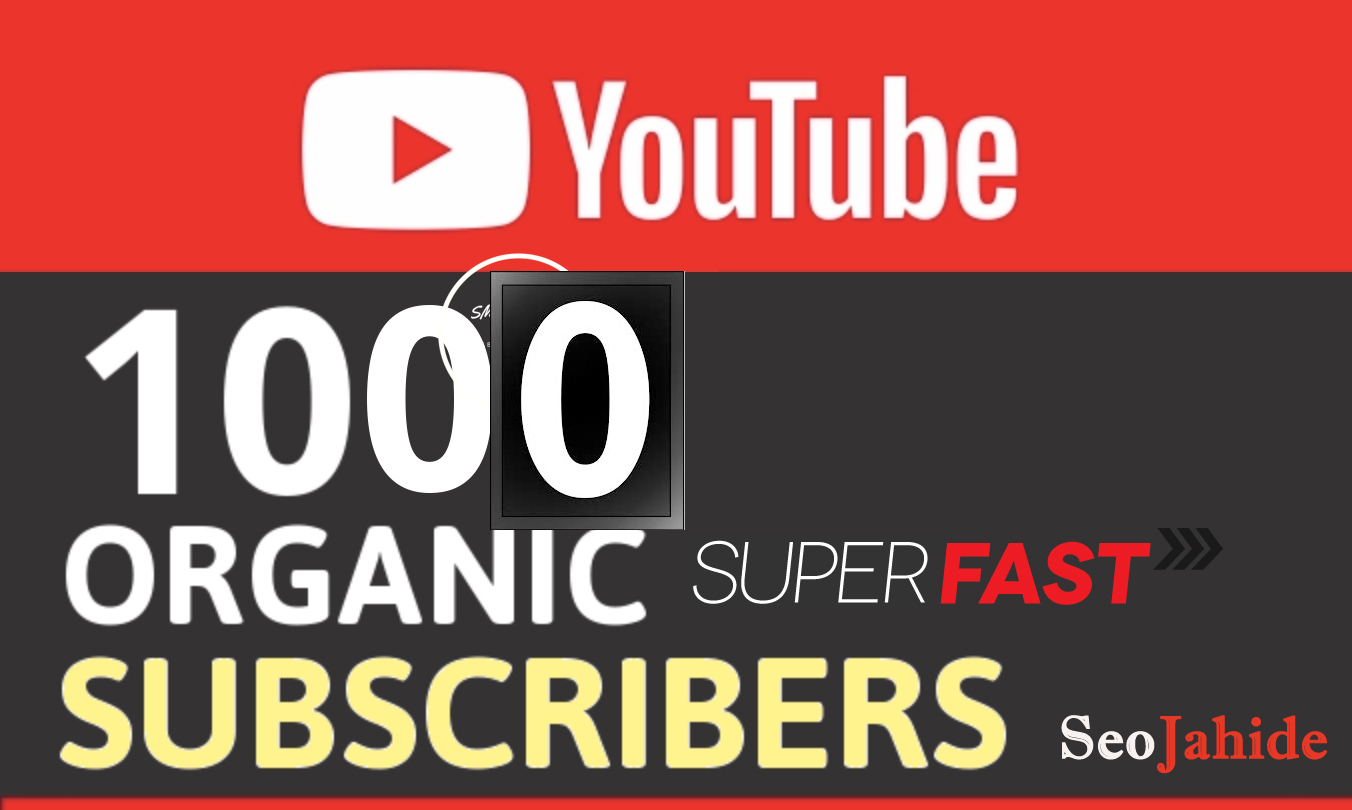 I will Add 1000+YouTube Real subscriber Of Your channel Fast