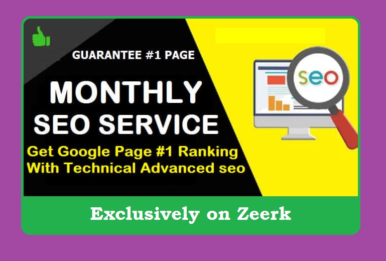 Monthly SEO Package using High Authority Backlinks