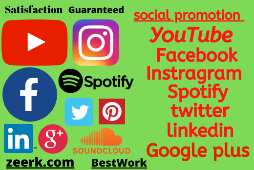 Get 100+ YouTube Subscribers Or 1000+ YouTube Likes Or 2000+ YouTube Views Or 1000+ Instagram Followers Or 1000+ Instagram likes Or 500+ Facebook Likes Or 3000 Spotify Plays