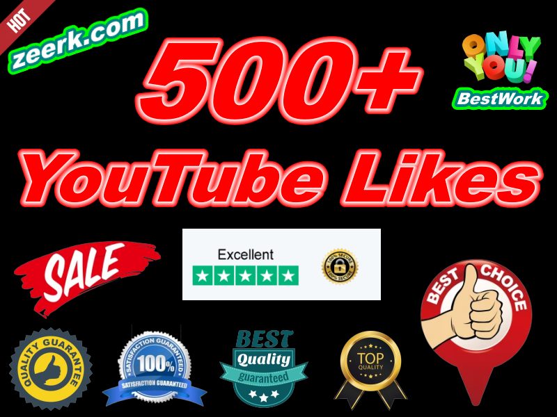You will Get 500+ Non-drop YouTube Likes Lifetime Guaranteed