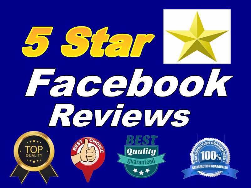 I will Provide You Real 10 Five Star Facebook Reviews By Manually Human 100% Safe