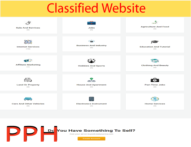 provide web hosting with dynamic classified ready website