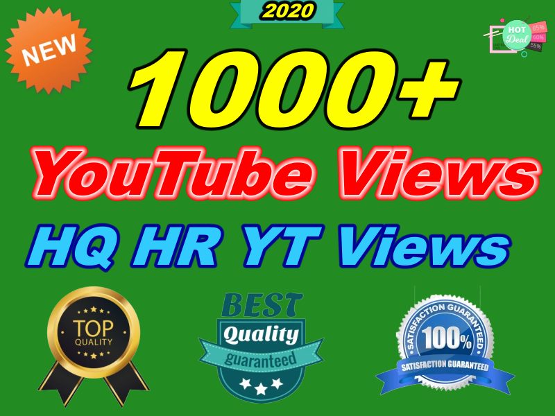 Add 1000+ Organic High-Quality HR YouTube Views Instant Start Delivery Within 48-72 Hours﻿