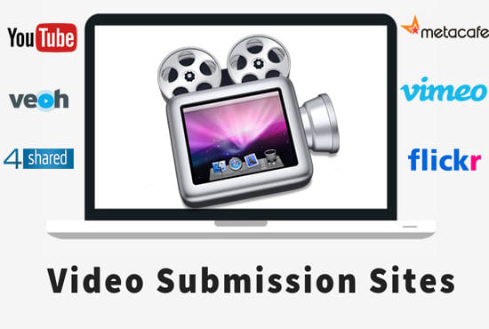 I will manually video submission on top 10 video sharing sites list