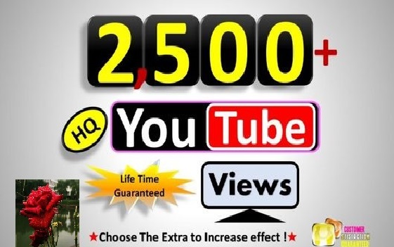 Get Instant 2500 to 3000 YouTube Video Views to REAL Viewers, Good Retention