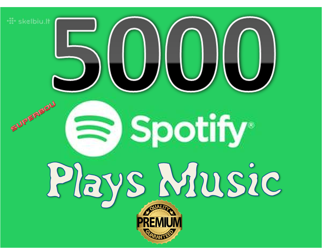 Get 5.000 HQ Spotify Plays Music Promotion Target Audiences