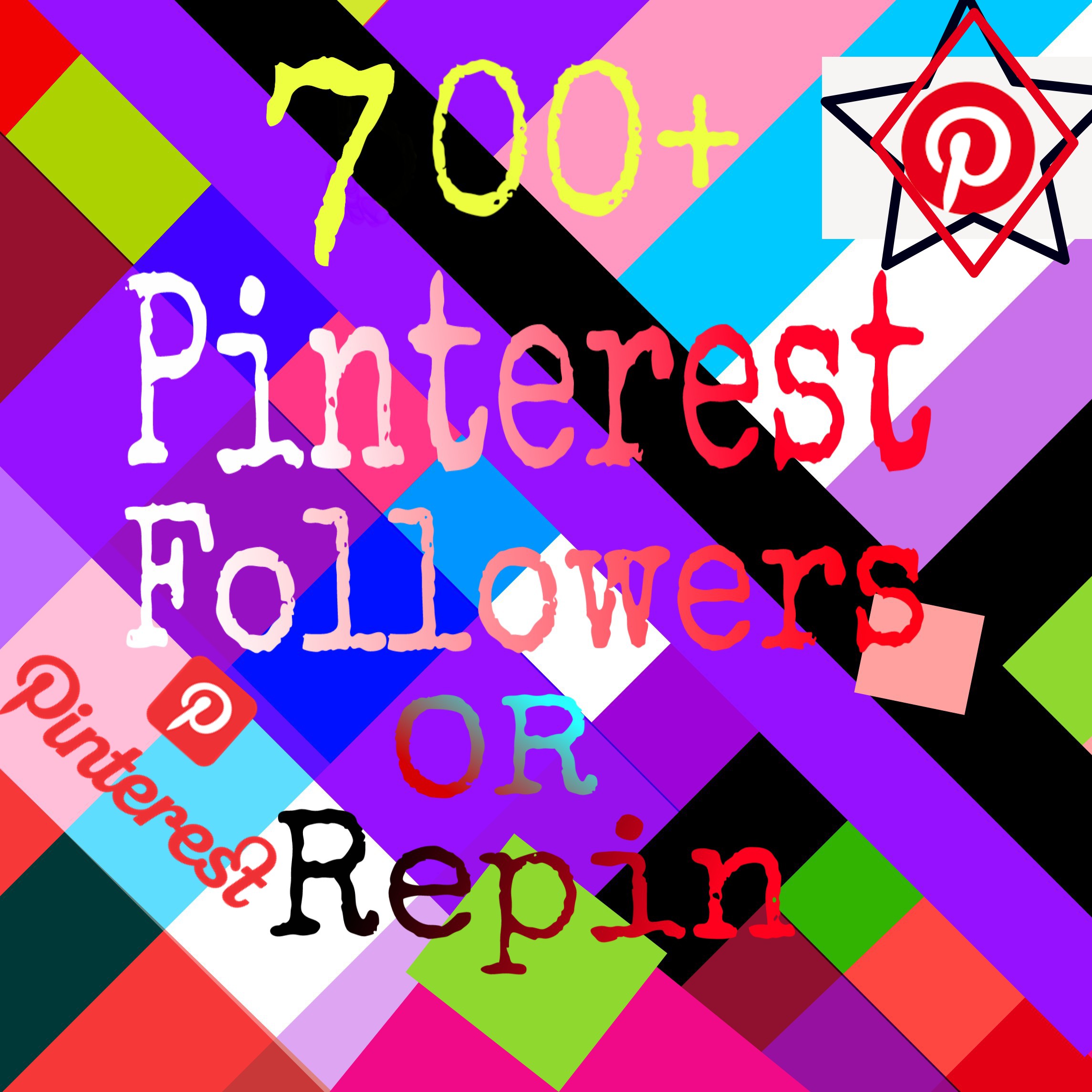 I will give you 700+ naturally grow world wide pinterest promotion fast delivery for $7
