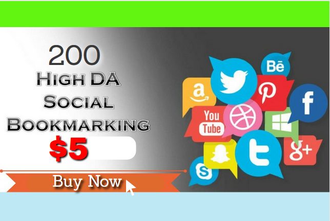 I will do  200 Social Bookmarking from high PR SEO social sites for $5