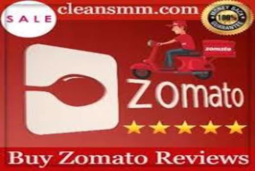 I will give 5 permanent Zomato reviews for your restaurant
