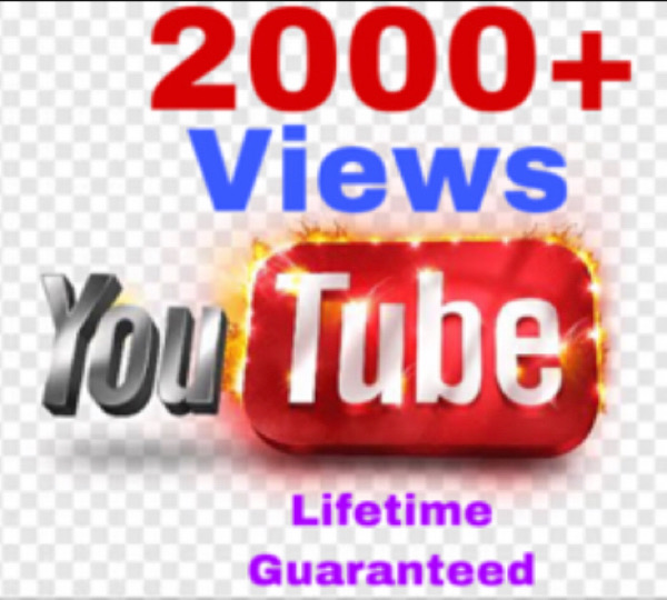 I will add 2000+ Youtube  Views . Genuine & Lifetime Guaranteed !!!
