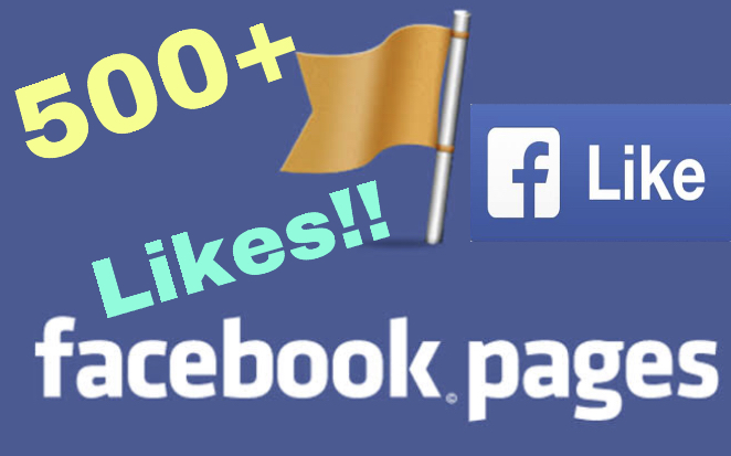 I will add 500+ Facebook  Page Likes !!! NON DROP !!!