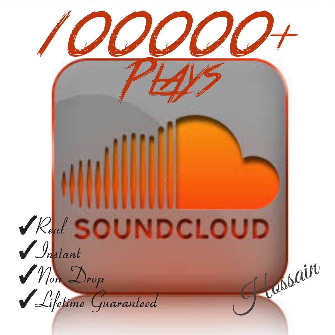 I will provide you 100000+ Plays for your SoundCloud Tracks with Real, HQ and 100% Organic at Instant.