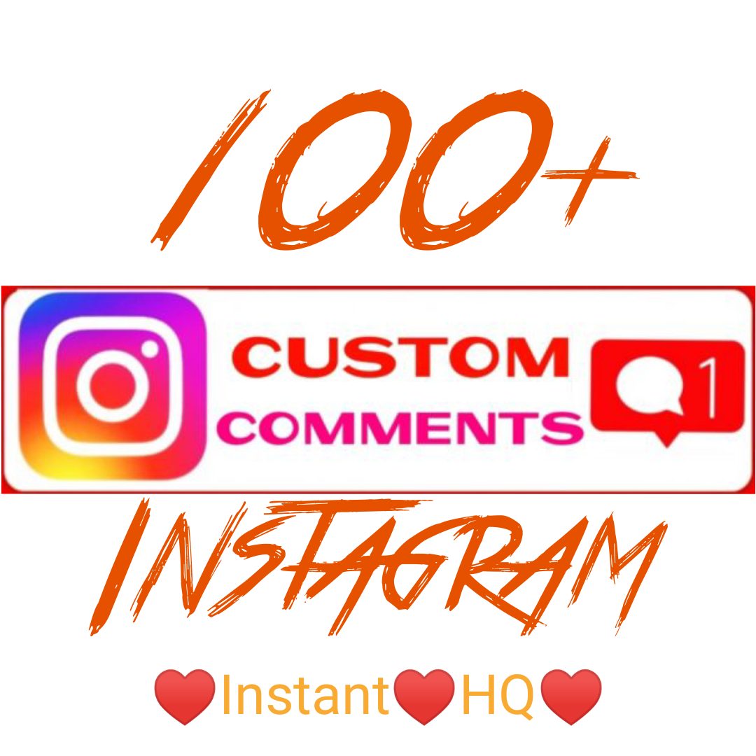 Add 100+ Instagram Custom Comments at your Instagram Post.